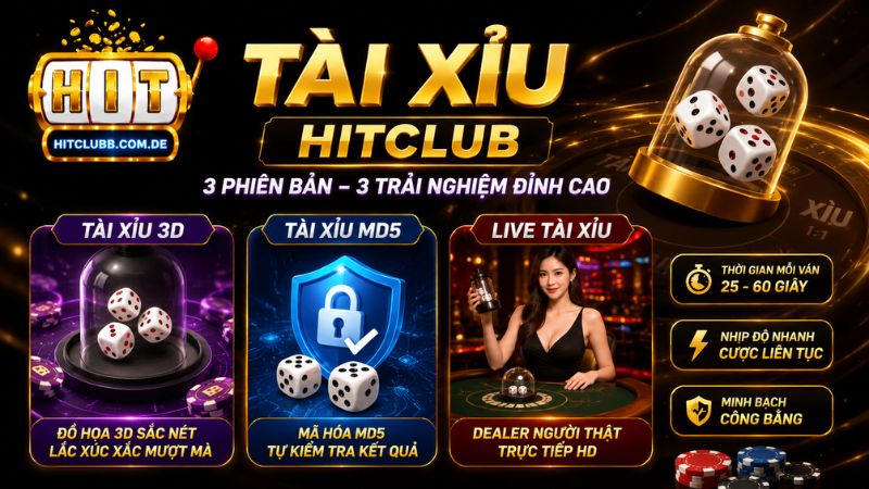Tìm hiểu về tài xỉu tại HitClub
