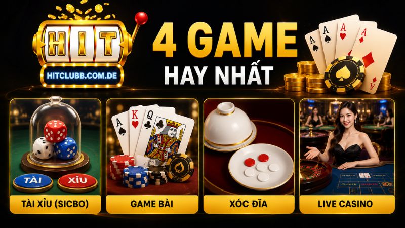HitClub nổi tiếng với game gì?