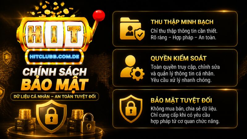 Quy định chính sách bảo mật về dữ liệu cá nhân trên HitClub